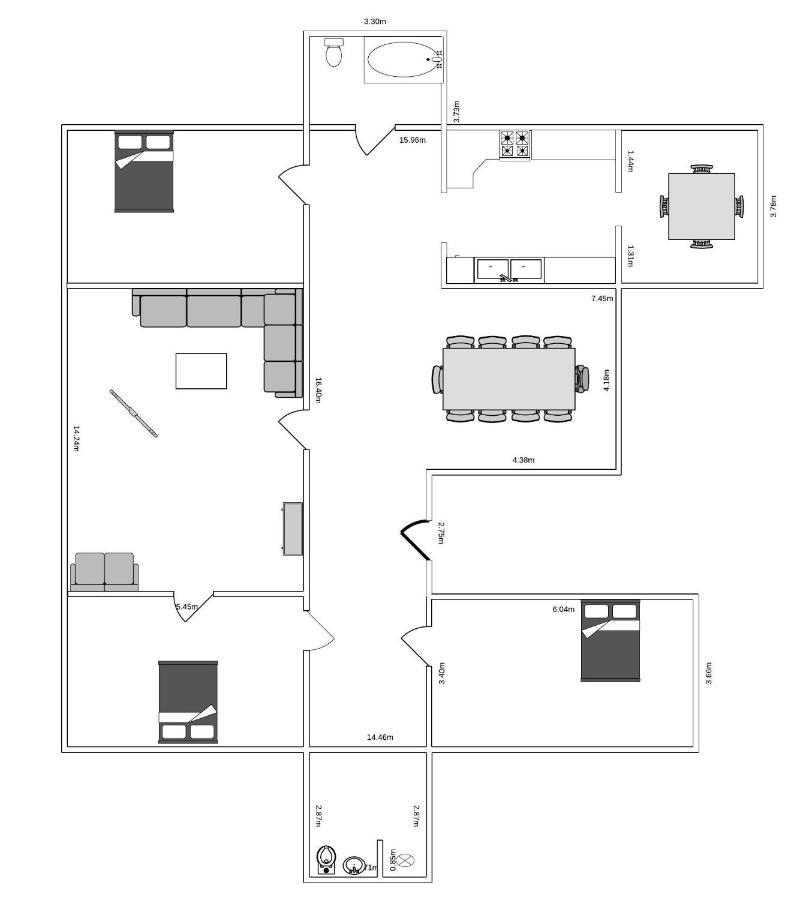 Moderen And Sleek 3Br With Bath By The Lakes And Metro København Eksteriør bilde